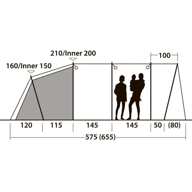 Outwell - Greenwood 6 Tent