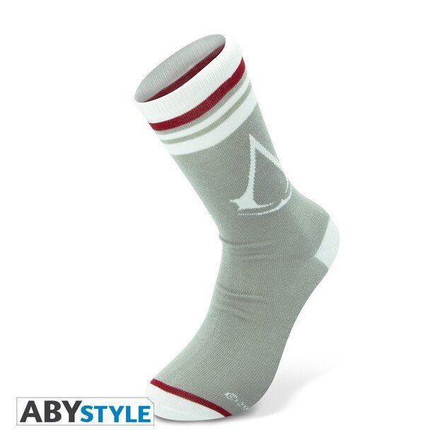 ASSASSIN'S CREED - Socks- Grey - White - 