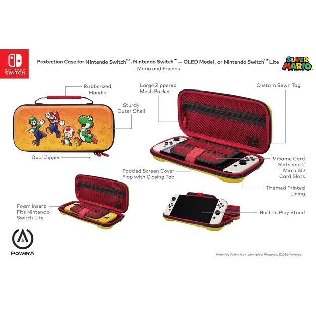 PowerA Protection Case - Mario And Friends /Nintendo Switch