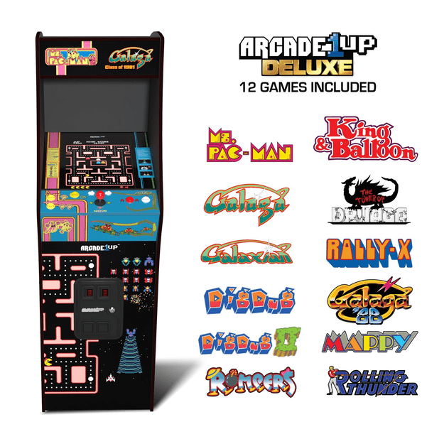 ARCADE 1 Up - Ms. Pac-Man vs Galaga - Class of 81 - Deluxe Arcade Machine