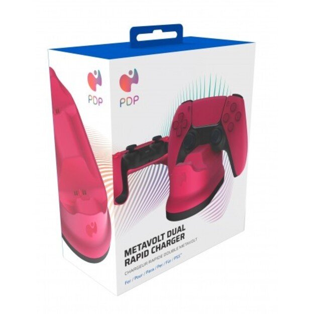 PDP Metavolt Dual Charger Cosmic Red