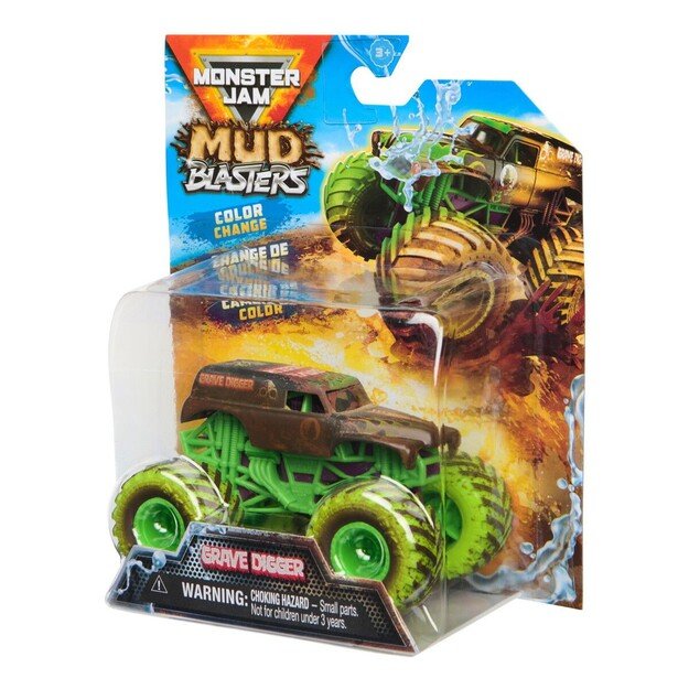 Monster Jam - 1:64 Mud Blasters - Grave Digger