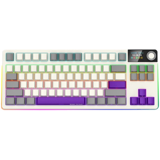 Gaming Keyboard LORGAR LRG-KBP70TKLW-RT-US