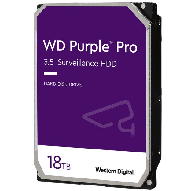 HDD Video Surveillance WESTERN DIGITAL WD181PURP 1