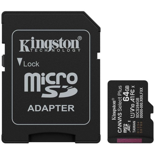 Memory Flash cards KINGSTON SDCS3/64GB 1