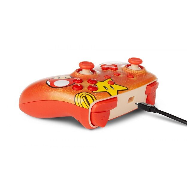 PowerA Nintendo Switch Enh Wired Controller - Mario Vintage