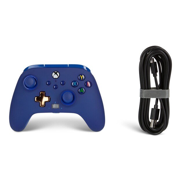 PowerA Enhanced Wired Controller - Xbox Series X/S - Midnight Blue