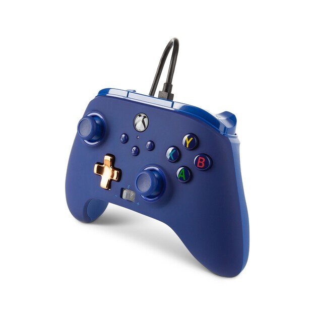 PowerA Enhanced Wired Controller - Xbox Series X/S - Midnight Blue