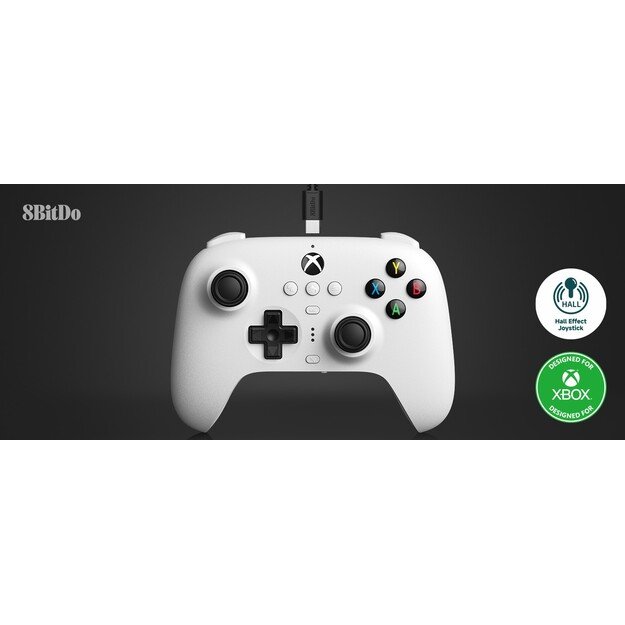 8BitDo Ultimate Wired Controller for Xbox Hall Ed/ White