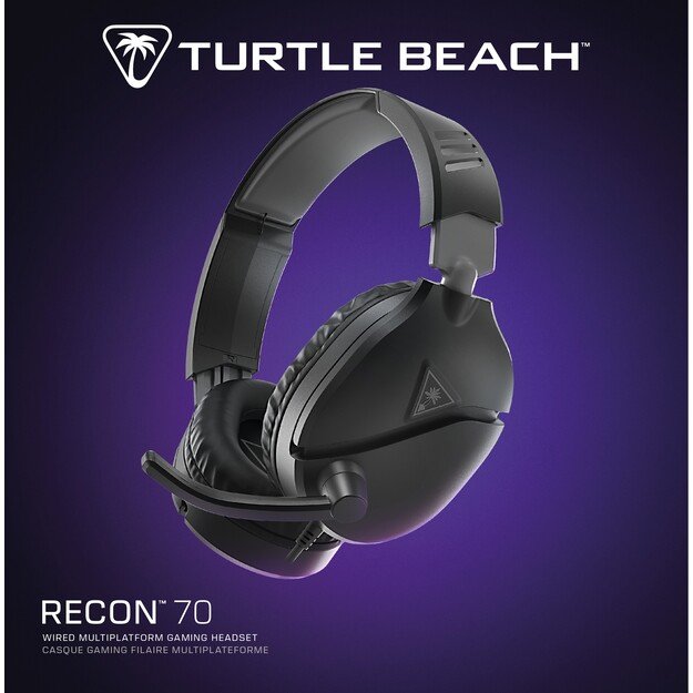 Turtle Beach Recon 70 Wired Headset - 2024 Multi platform - Black