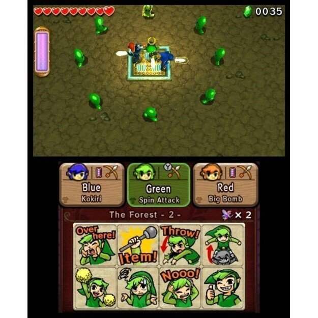 The Legend of Zelda: Tri Force Heroes
      
        - Nintendo 3DS