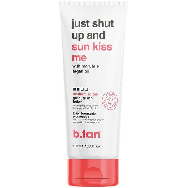 b.tan - Just Shut Up & Sunkiss Me Gradual Medium Tan Lotion 236 ml