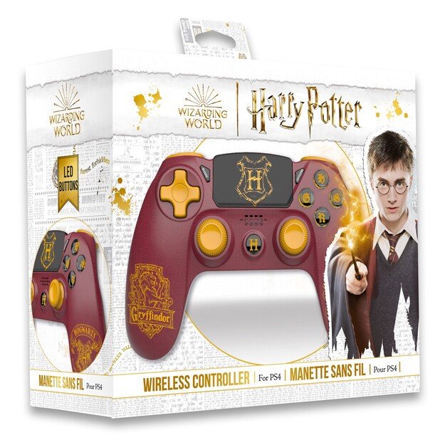 Harry Potter - PS4 Wireless controller - Gryffindor