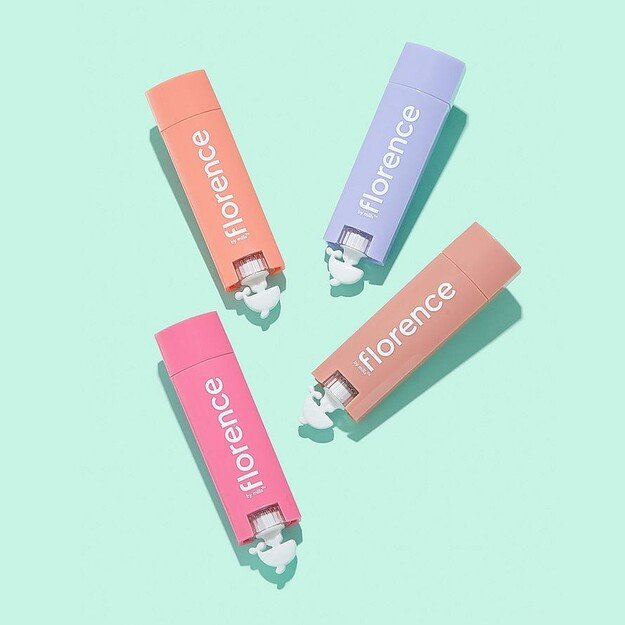 Florence by Mills - Oh Whale! Clear Lip Balm Peach and Pequi Coral