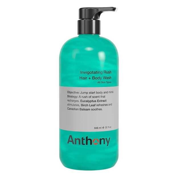 Anthony - Invigoration Rush Hair + Body Shampoo 946 ml