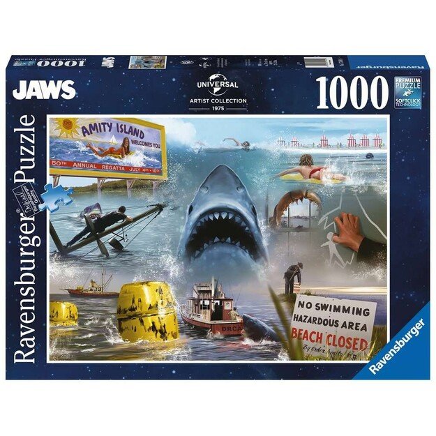 Ravensburger - Universal Studios Jaws 1000p - (10217450)