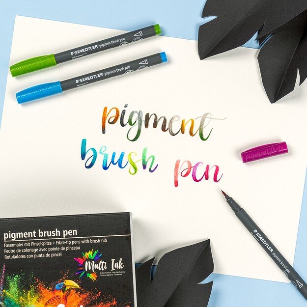 Staedtler - Brush Pen Pigment Nature, 12 pcs (371 C12-3)