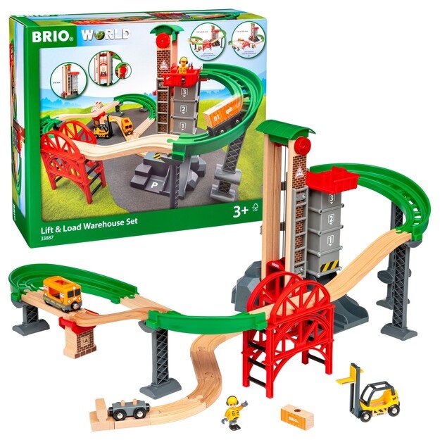BRIO - Lift & Load Warehouse Set (33887)