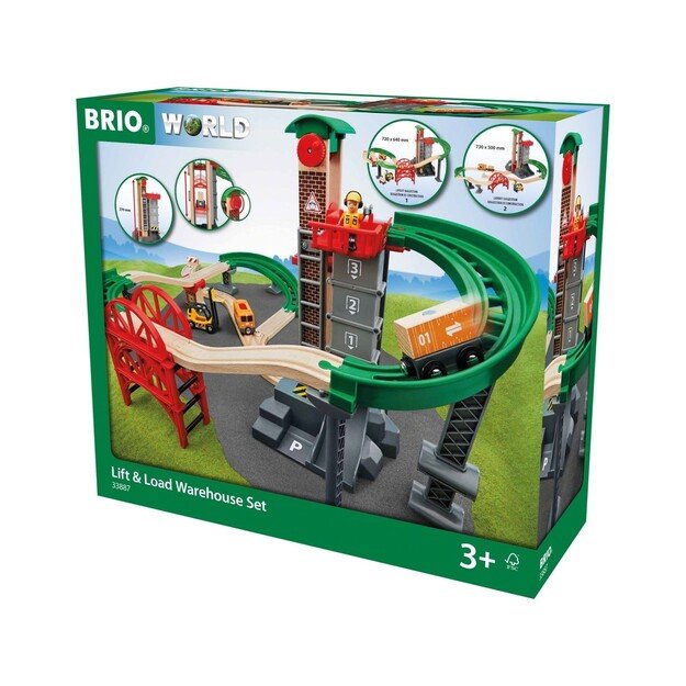 BRIO - Lift & Load Warehouse Set (33887)