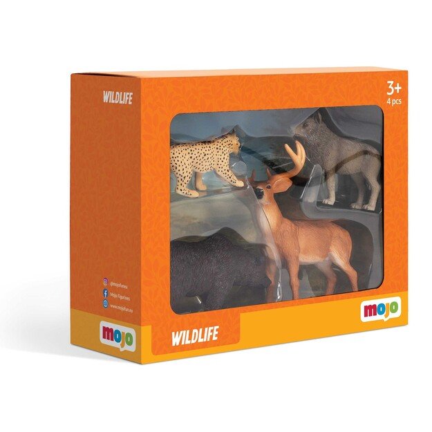 Mojo - Starter set Forest - Wild animals, 4 pcs (MJ-380036)