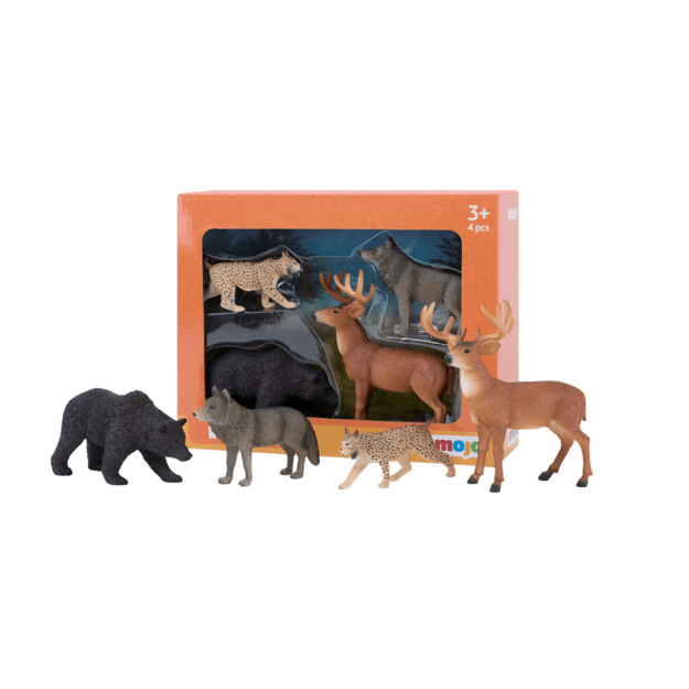 Mojo - Starter set Forest - Wild animals, 4 pcs (MJ-380036)