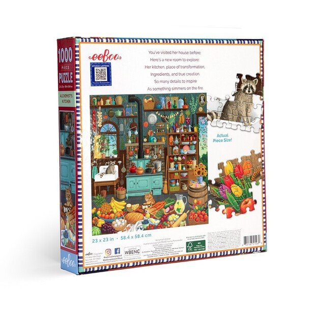 eeBoo - Puzzle 1000 pcs - Alchemist's Kitchen - (EPZTALK)