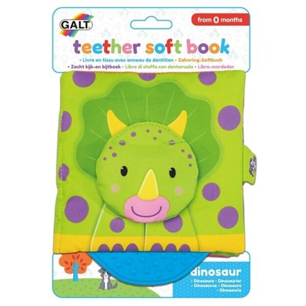 Galt - Teether Soft Book - Dinosaur (31024672)