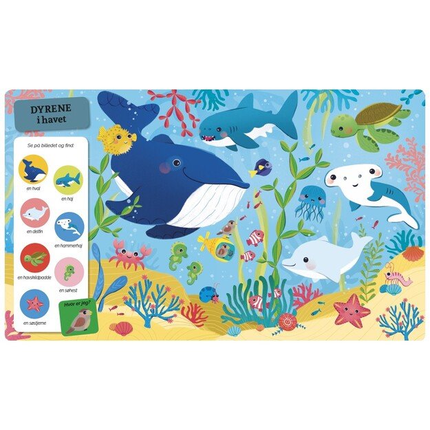 Forlaget Room2Play - Search and Find - Animals (Danish) - (R2P1499)