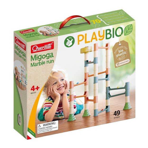 QUERCETTI - Play Bio Migoga Marble Run (49 pcs) - (QU-86535)