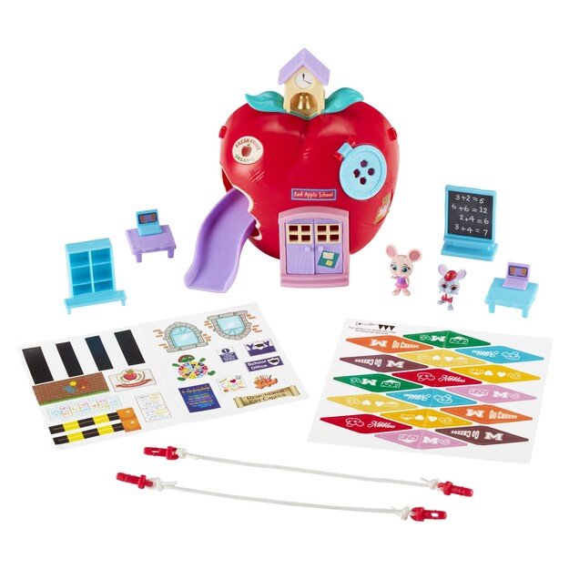 MOUSE IN THE HOUSE - THE RED APPLE SCHOOL PLAYSET (07393)