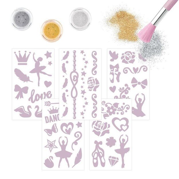 TOPModel - Glitter Tattoo Set - BALLET - ( 0412322 )