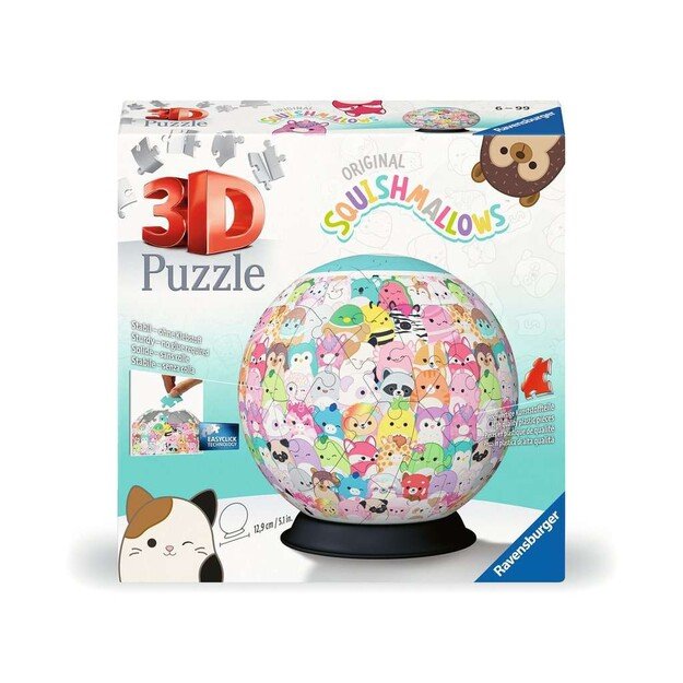 Ravensburger - Puzzle Squishmallows 3D Ball 72p