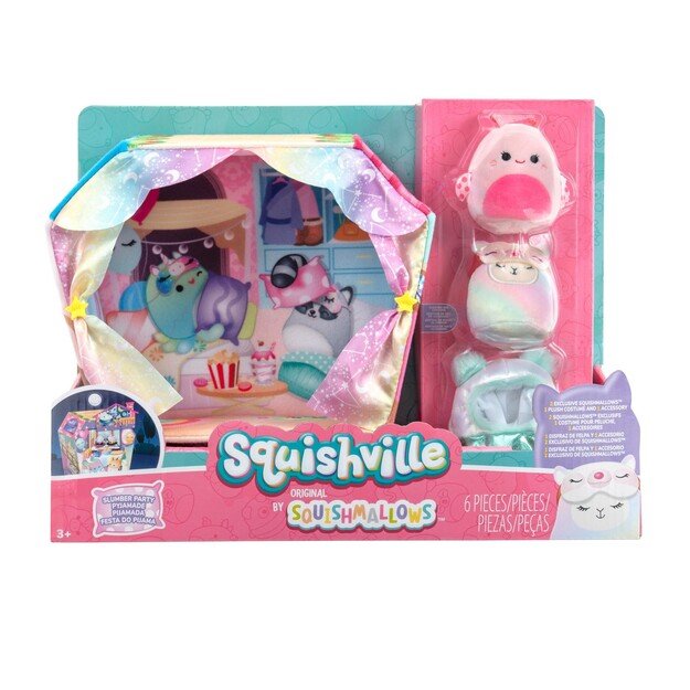 SQUISHVILLE - Slumber Party Deluxe Play Scene S7 Spring 24 (2410517)