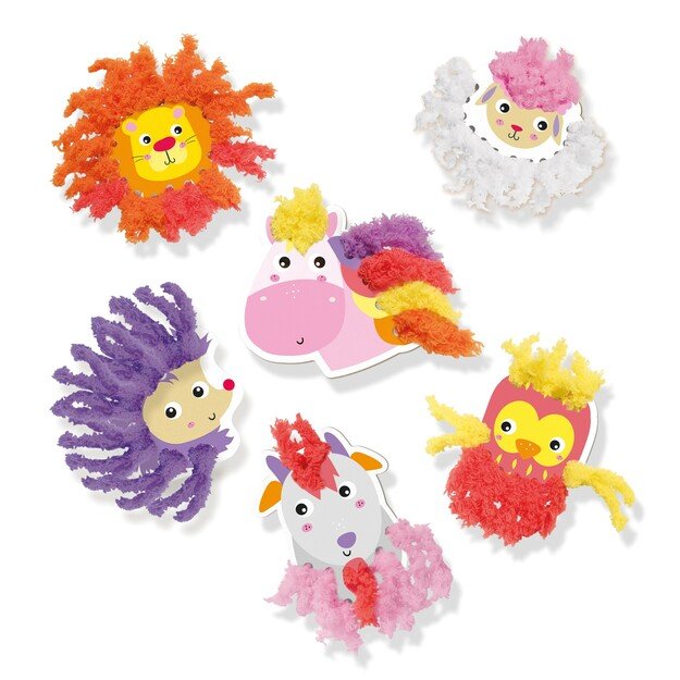 SES Creative - Fluffy Loops - Soft Yarn Animals - (S14010)