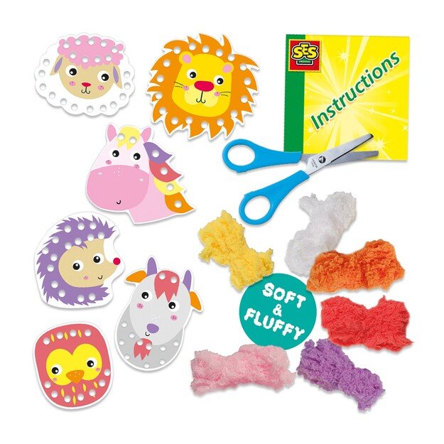 SES Creative - Fluffy Loops - Soft Yarn Animals - (S14010)