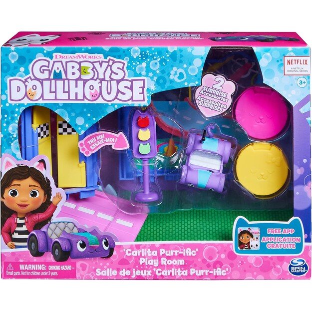 Gabby's Dollhouse - Deluxe Room - Carlita Purr-ific Play Room