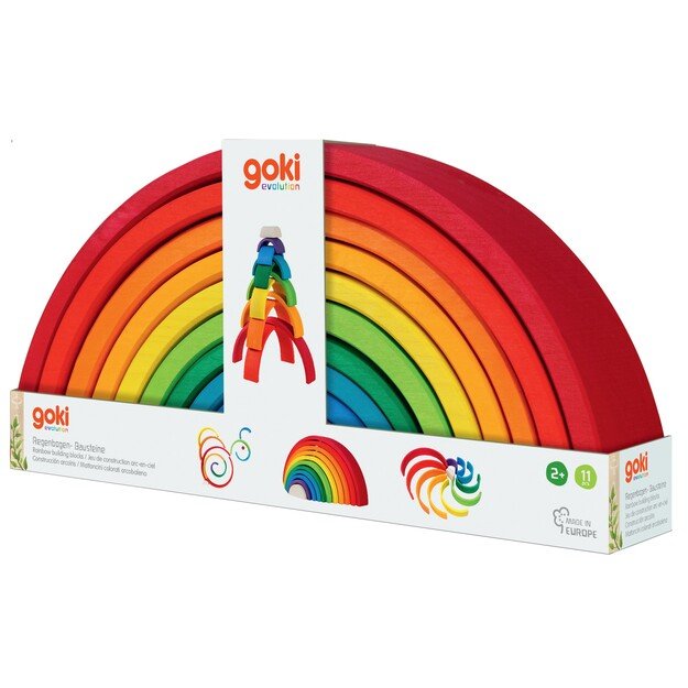 GOKI - Rainbow building blocks - (58478)