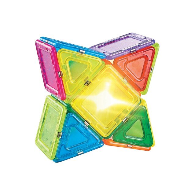 Magnatix - Magnetic Tiles with light  27 pcs - (90159)