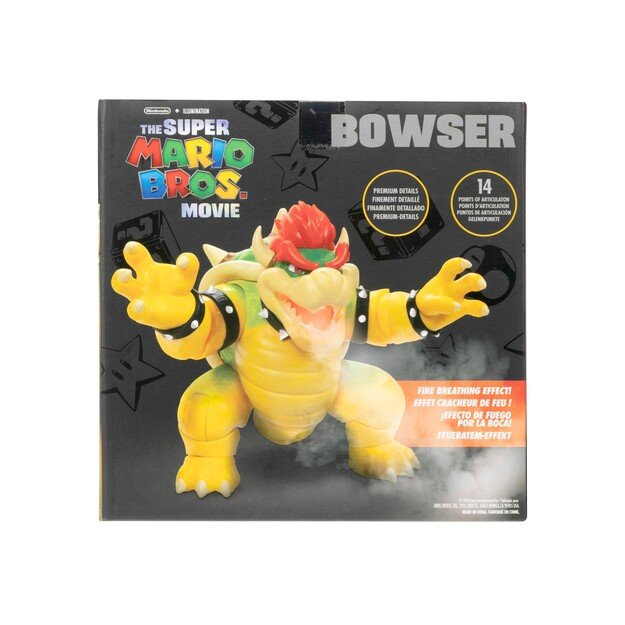 Super Mario Movie - Fire Breathing Bowser Figure (18 cm) (423124)