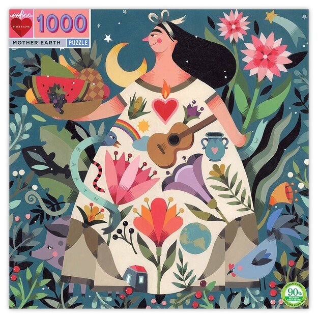 eeBoo - Puzzle - Mother Earth, 1000 pc (EPZTMOE)