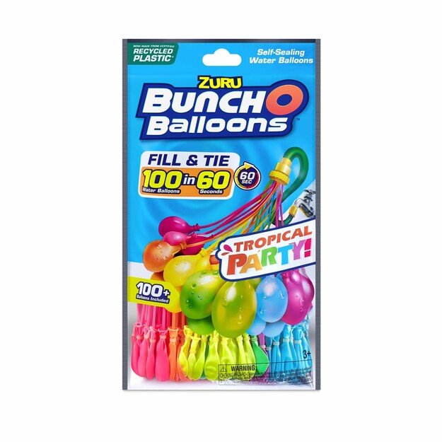 BUNCHOBALLOONS - Tropical Party,3PK (56480UQ1)