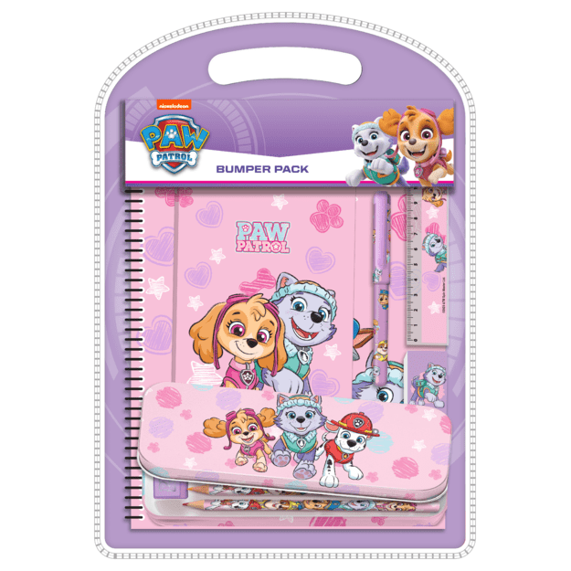 Kids Licensing - Pink writing set with metal box - Paw Patrol (045606884)