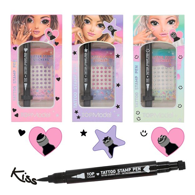 TOPModel - Tattoo Pen with Glitter Stones  BEAUTY and ME ( 0412745 )