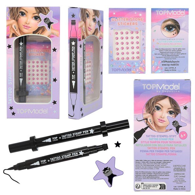 TOPModel - Tattoo Pen with Glitter Stones  BEAUTY and ME ( 0412745 )