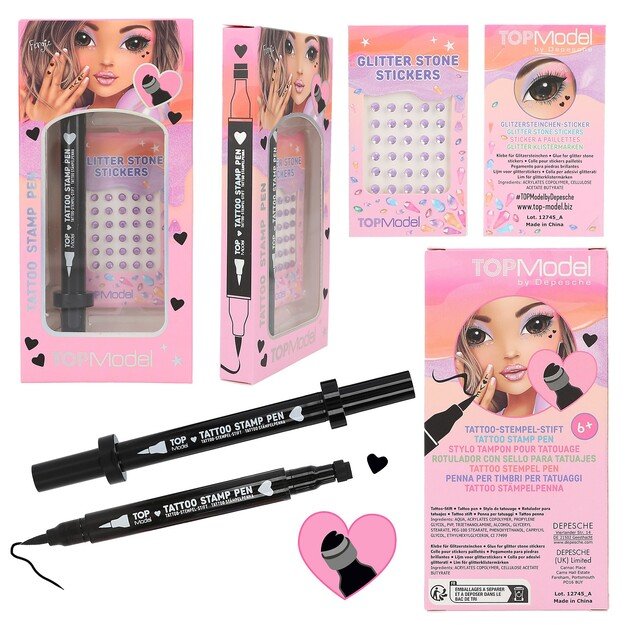 TOPModel - Tattoo Pen with Glitter Stones  BEAUTY and ME ( 0412745 )