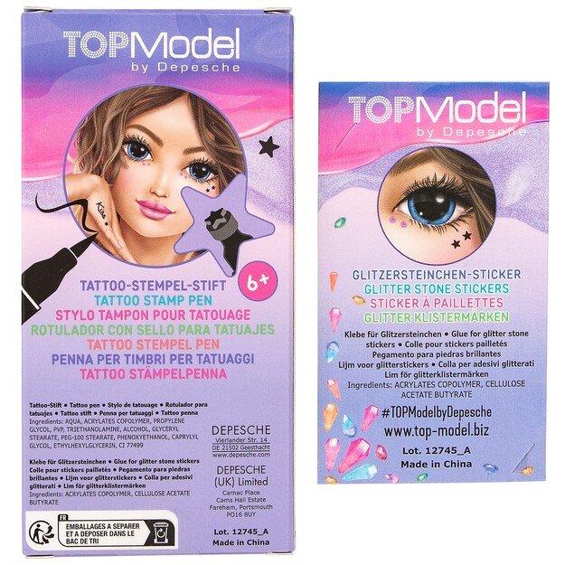 TOPModel - Tattoo Pen with Glitter Stones  BEAUTY and ME ( 0412745 )