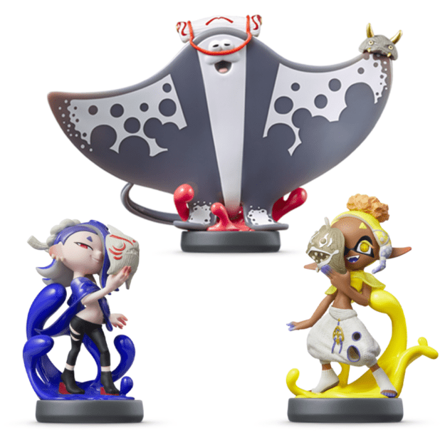 Splatoon Collection - Shiver, Big Man and Frye amiibo