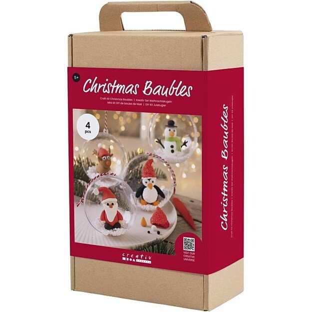 DIY Kit - Christmas Baubles - Clay (977581)