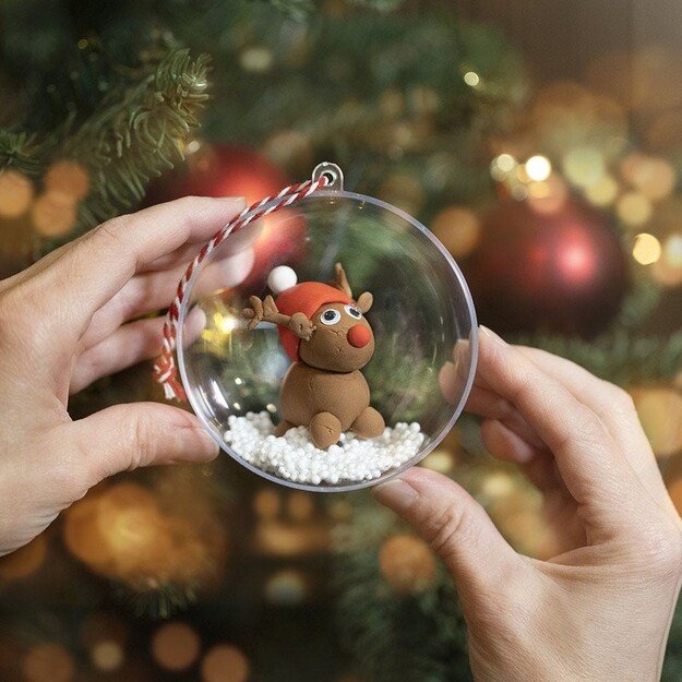 DIY Kit - Christmas Baubles - Clay (977581)