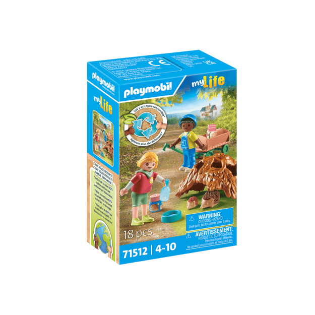 Playmobil - Care of the hedgehog family (71512)